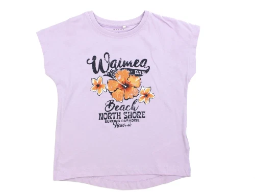 Name It orchid bloom top print